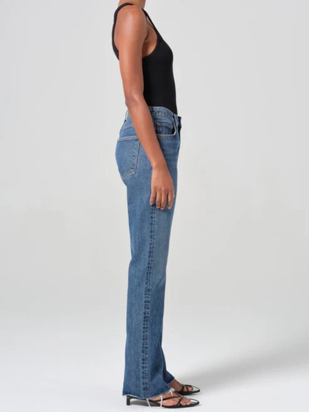 AGOLDE LEENA JEAN SZ 29 High-Waisted baby flare Leg Women’s Jeans - Blue - Picture 2 of 6